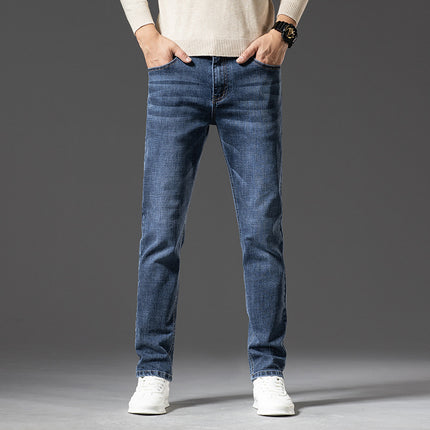 Denim Jeans Stretch Business Style