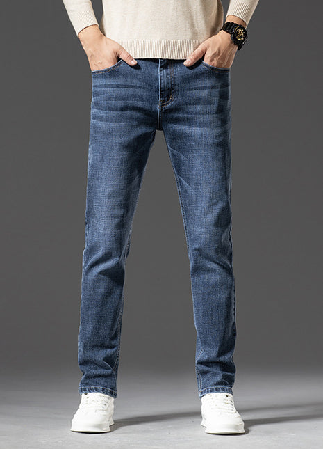 Denim Jeans Stretch Business Style