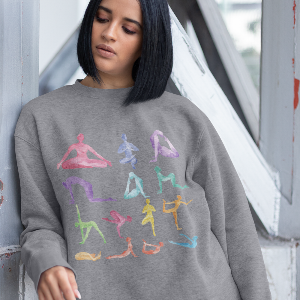 Yoga Crewneck Sweatshirt – Casual Activewear Top