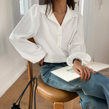 Vacation Button-up Long Sleeve Shirt Jacket