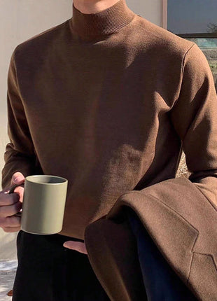 Sweater Commuter Daily Turtleneck Slim Fit All-matching Warm Bottoming Sweater