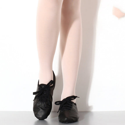 Leather Soft Bottom Practice Folk Dancing Shoes