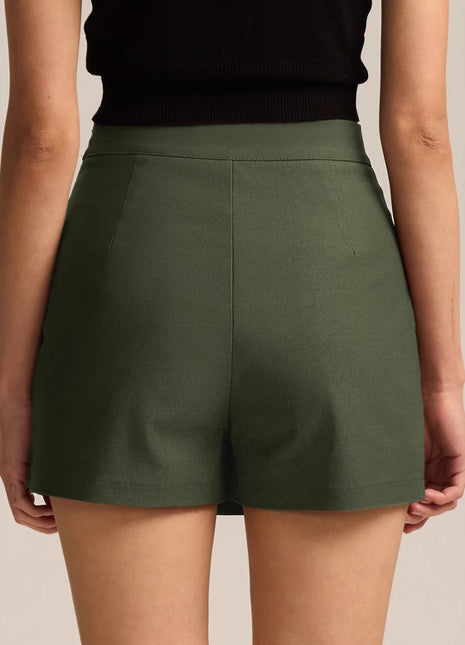 High-waisted Split Skirt-trousers